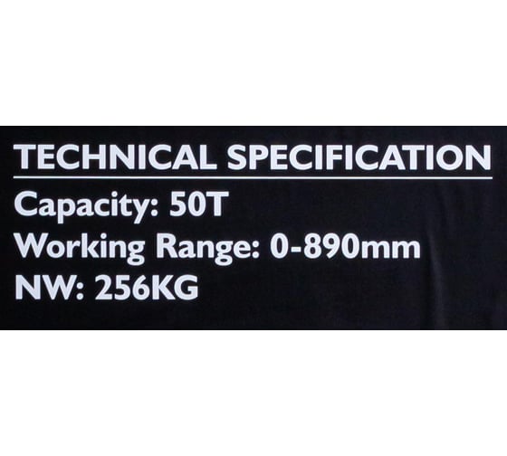 Гидравлический напольный пресс JCB 50 т JCB-TY50001(60663)