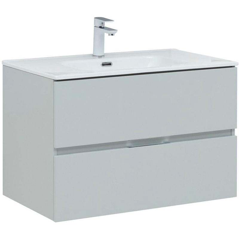 Мебель для ванной Aquanet Алвита New 80 см серый