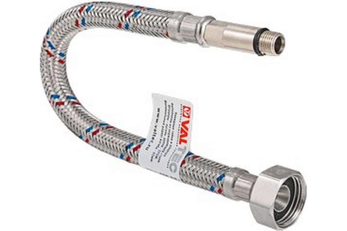 Подводка для воды (М10х35 мм; G1/2; 1 м; гайка-штуцер) Valtec VTf.004.IS.0435100