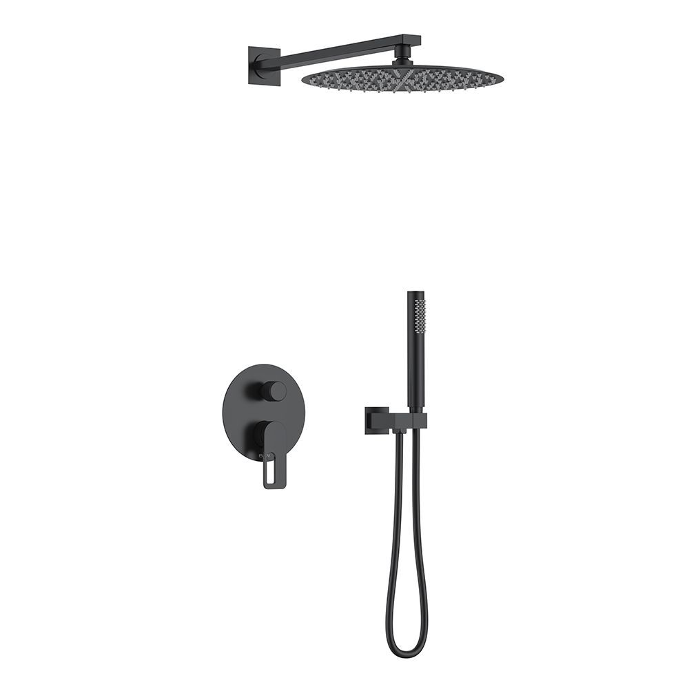 Душевой набор Black&White Gravity GL-9105-MB черный матовый