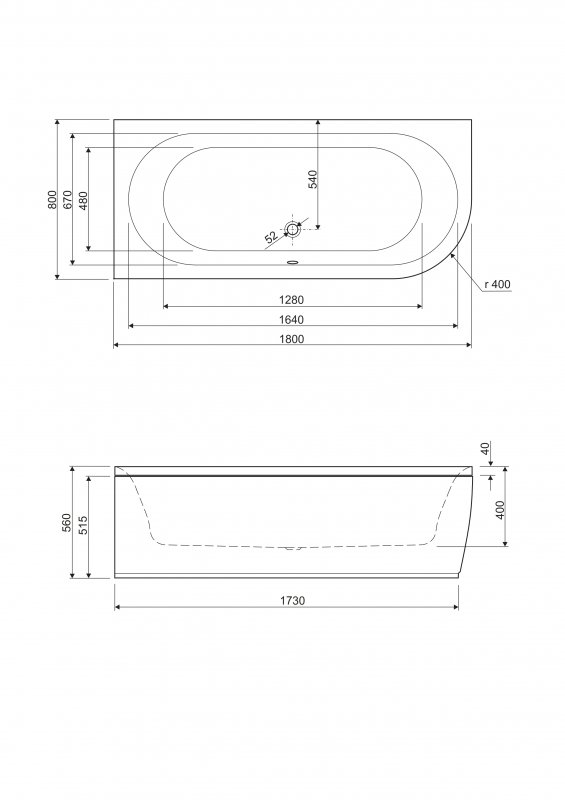 Фронтальная панель Cezares Metauro Corner METAURO CORNER-180-SCR-L-W37 180 см L