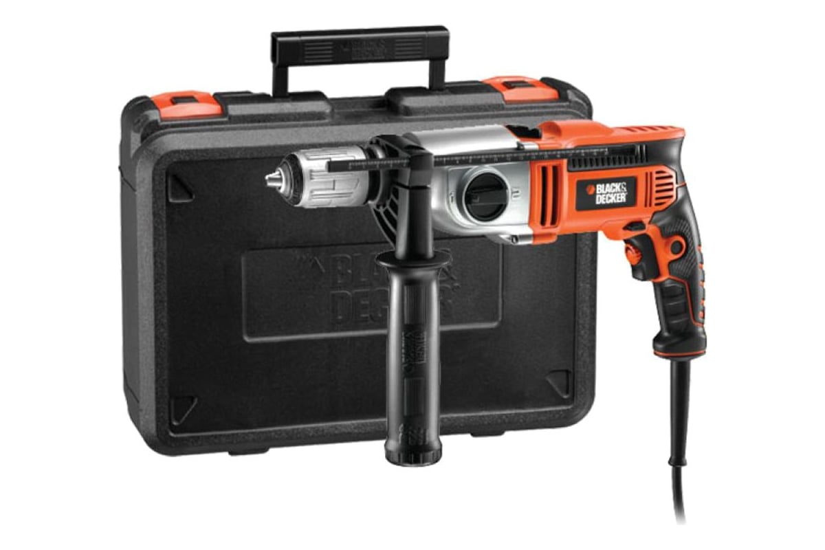 Электронная ударная дрель Black&Decker KR1102K