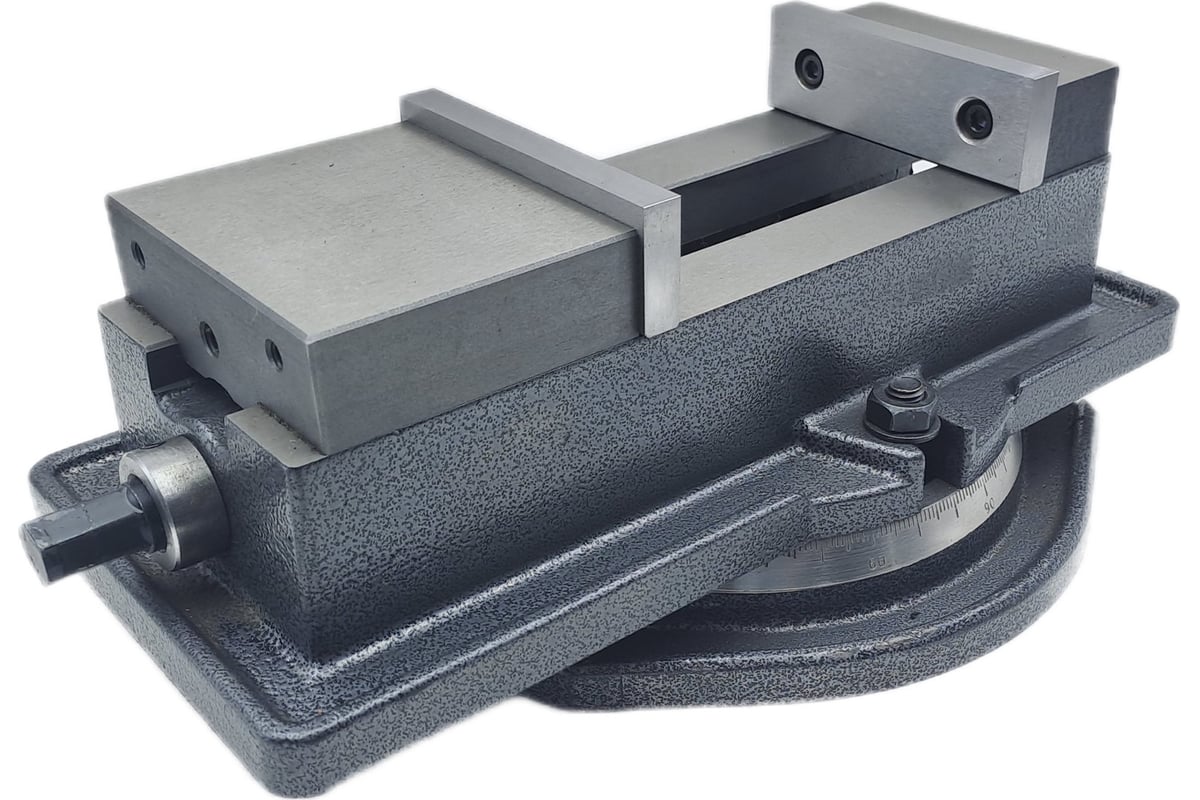 Станочные тиски TORNERI прецизионные поворотные L губок 100 мм, серия QM16100 Swivel 045757