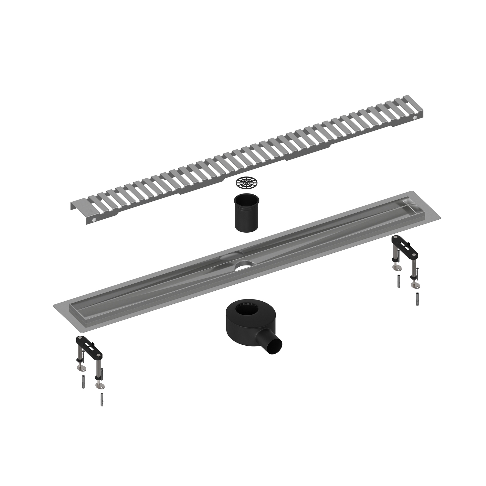 Трап для душа Timo Drain System 700 DS230107/01 70 см, вставка Lines, сатин