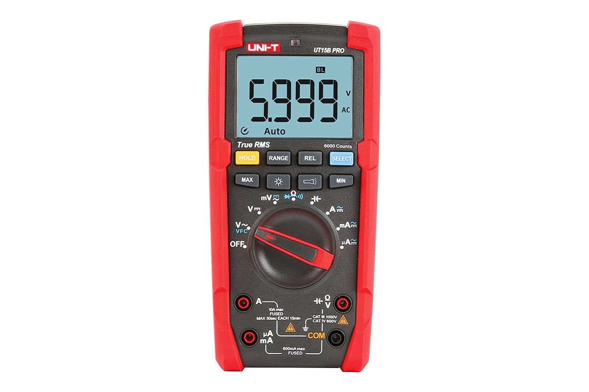 Цифровой мультиметр-автомат UNI-T UT15B PRO 00-00007441