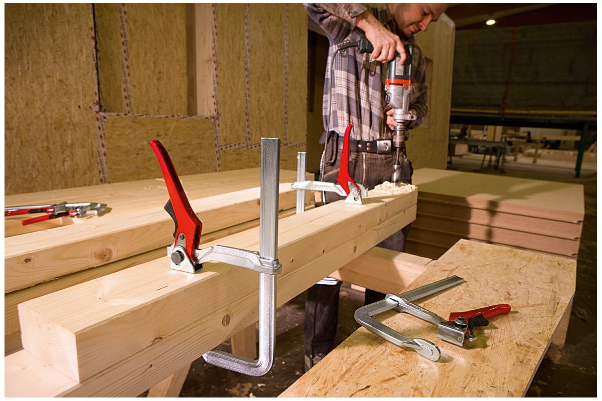 Рычажная струбцина BESSEY BE-GH40-12, 400 мм