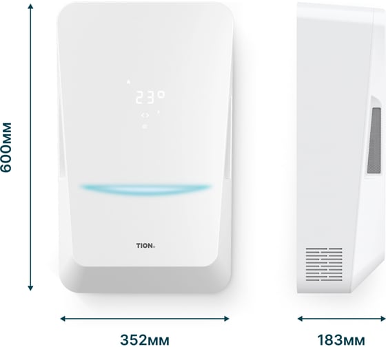 Система приточной вентиляции TION Бризер Bio-X SM Standard Tion Bio-X SM Standard