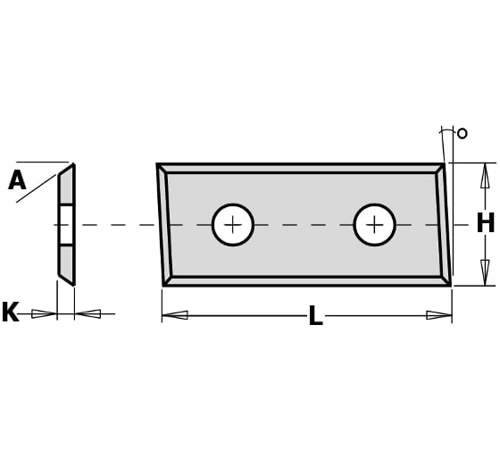 Нож твердосплавный F1730 (48.3x12x1.5 мм) CMT 790.483.12