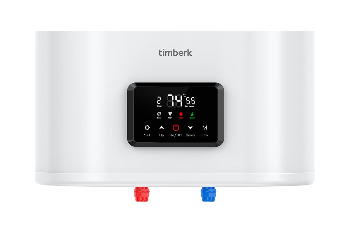 Накопительный водонагреватель Timberk c WiFi N72, 80л. T-WSS80-N72-V-WF