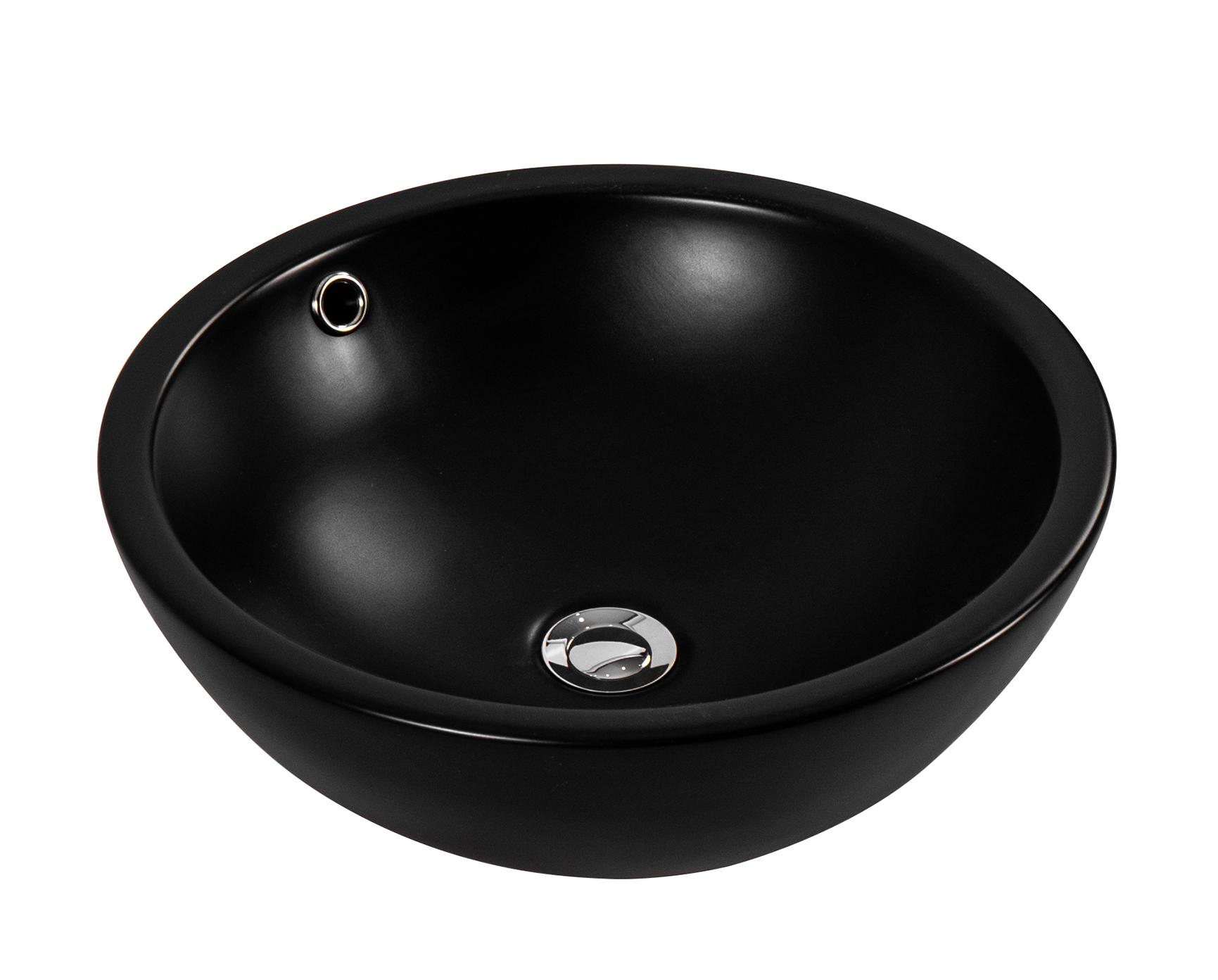 Раковина Aquatek AQ5354-MB 44 см черный матовый