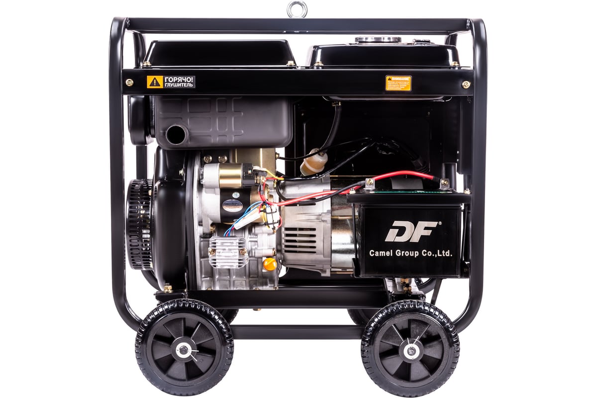 Дизельный генератор Foxweld expert d5500-1, 5.0-5.5 квт, 1ф, розетки 1x16a + 1x32a, ппп, мфд 3в1 8895