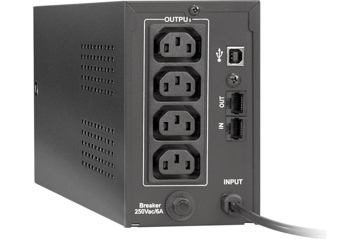Источник бесперебойного питания Exegate Power.Smart.ULB-850.LCD.AVR.C13.RJ.USB.850VA/480W.LCD.AVR.4IEC-C13.RJ45/11.USB.285476