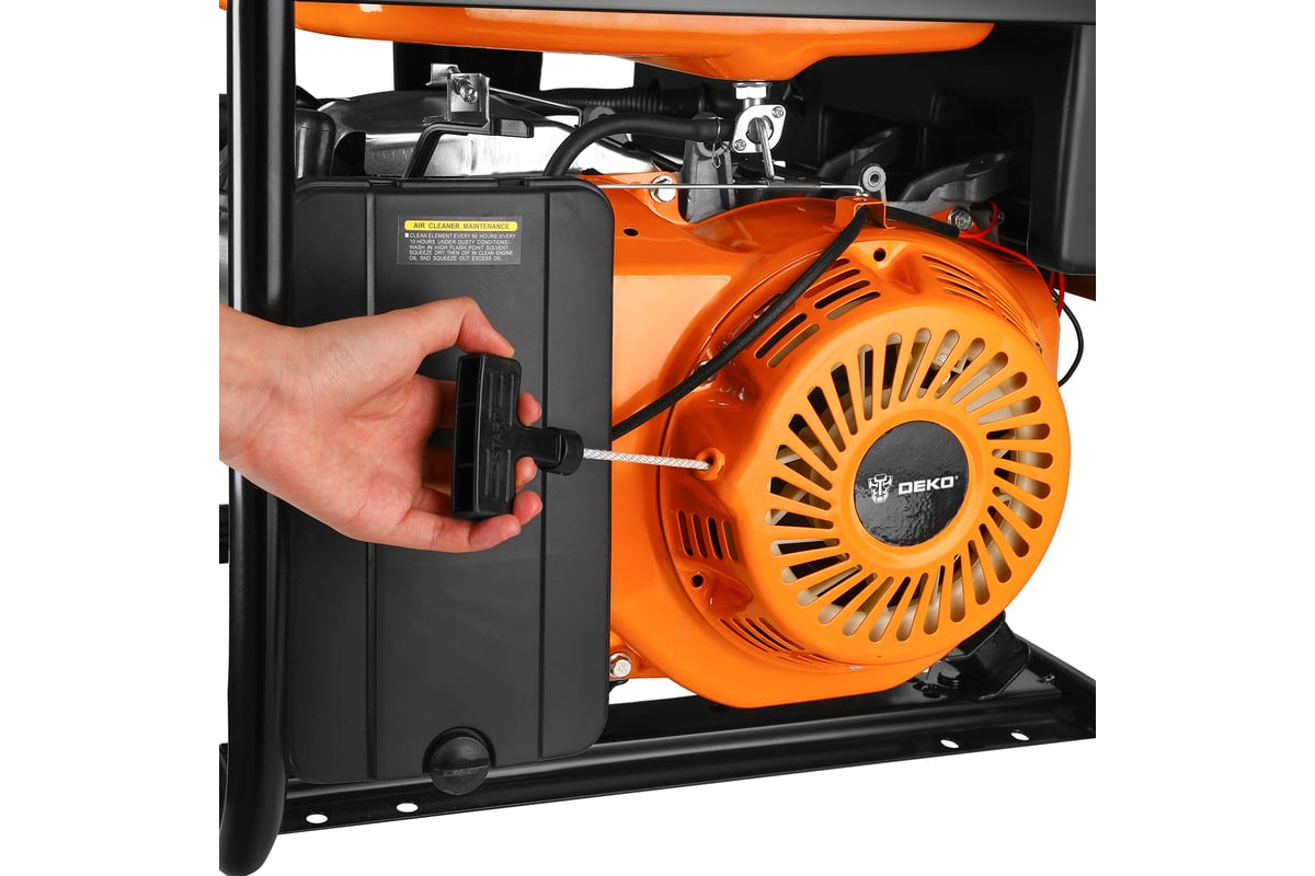 Бензиновый генератор Deko dkeg420, 7 квт 065-1086
