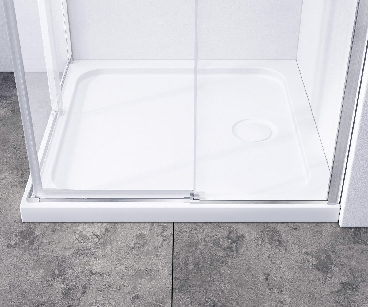 Душевой уголок Vincea Slim-N VSS-4SN9010CLBN 100x90 брашированный никель, прозрачное