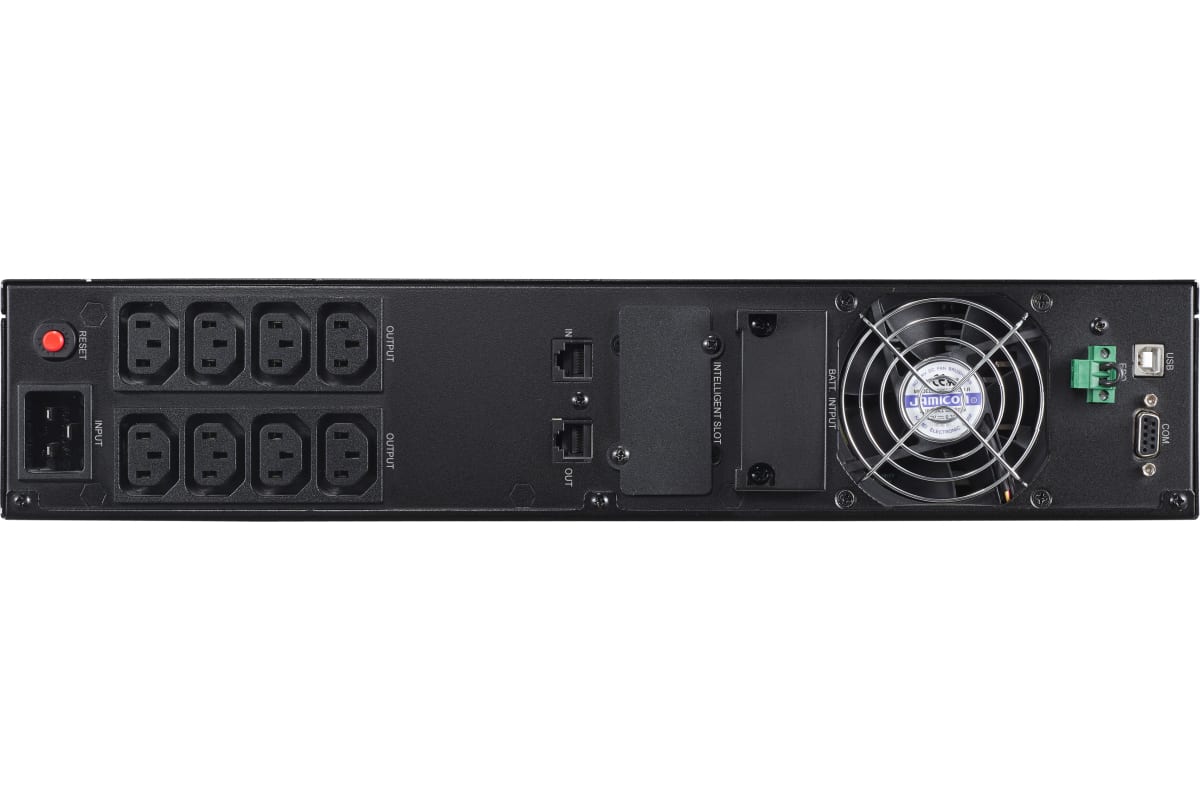 Источник бесперебойного питания Cyberpower Online 2000VA/1800W USB/RS-232/EPO/SNMPslot/RJ11/45/ВБМ 8 IEC С13 OLS2000ERT2U