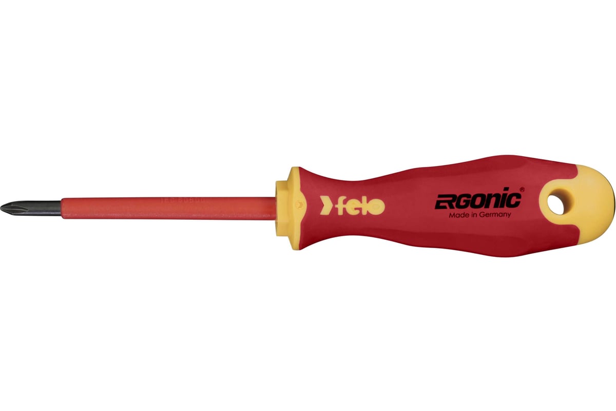 Диэлектрическая крестовая отвертка Felo Ergonic PH 1X 80 41410290