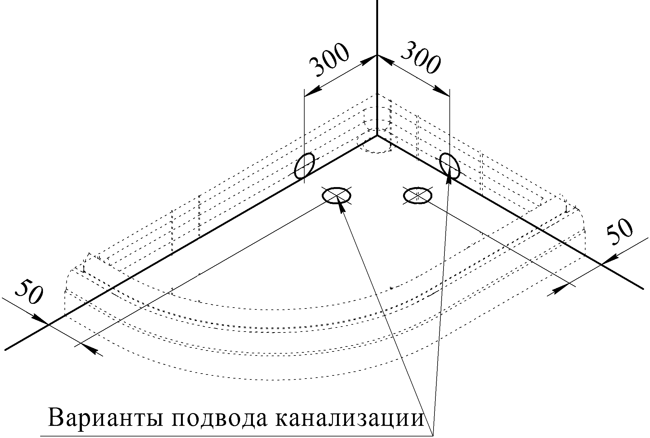 Поддон для душа Радомир 1-11-0-1-0-008 120x80 L