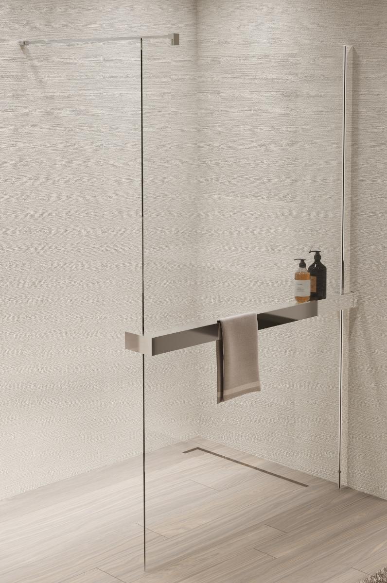 Душевая перегородка Vincea Walk-In VSW-1HR100CL 100x200 хром, прозрачное