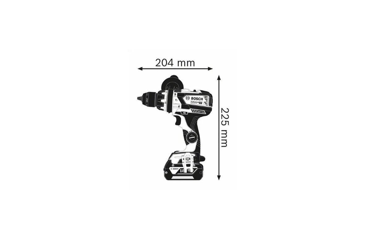 Аккумуляторная дрель-шуруповерт Bosch GSB 18V-110C 06019G030D