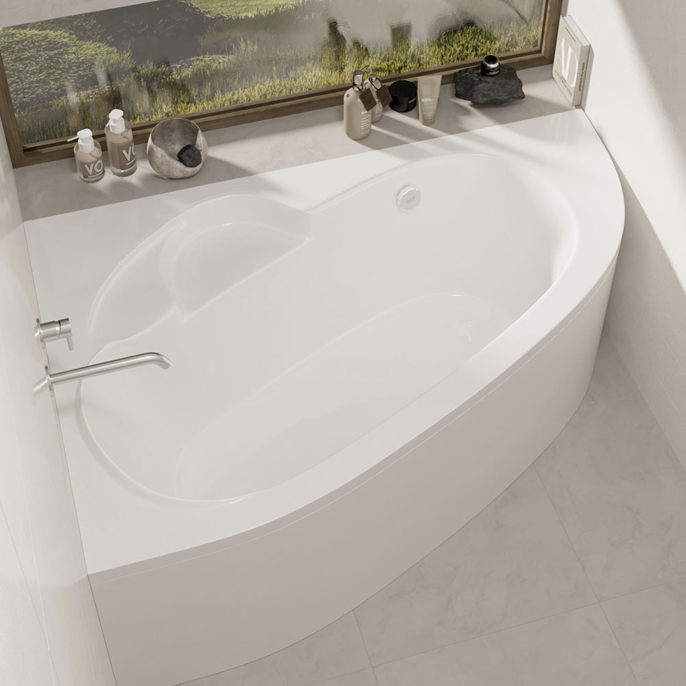 Акриловая ванна Alba Spa Katrina 170x110 L белый ВАС029030Л100
