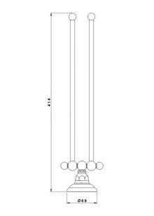 Полотенцедержатель Nicolazzi Classica 1482GF