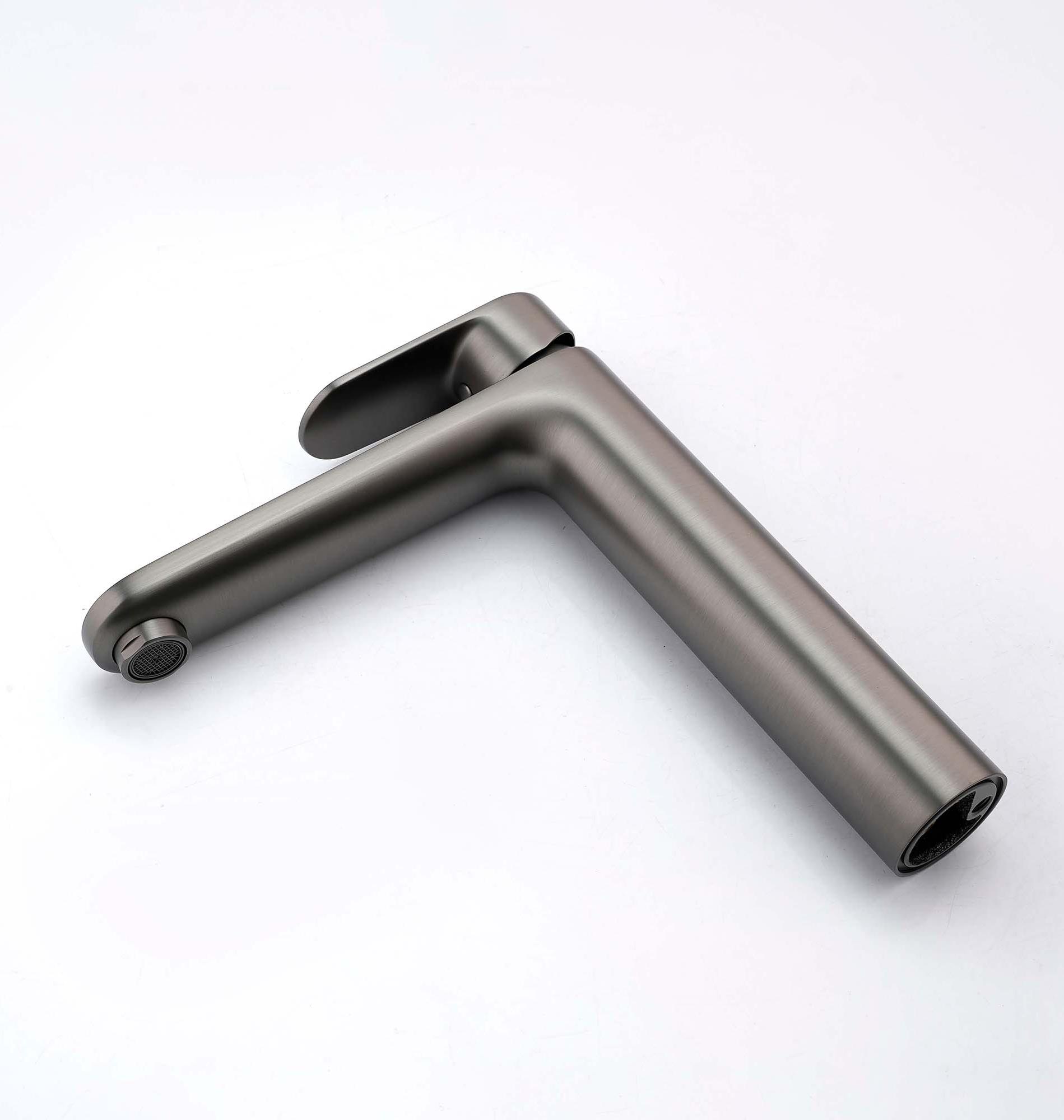 Смеситель для раковины Aquatek Ника AQ1804BGM оружейная сталь