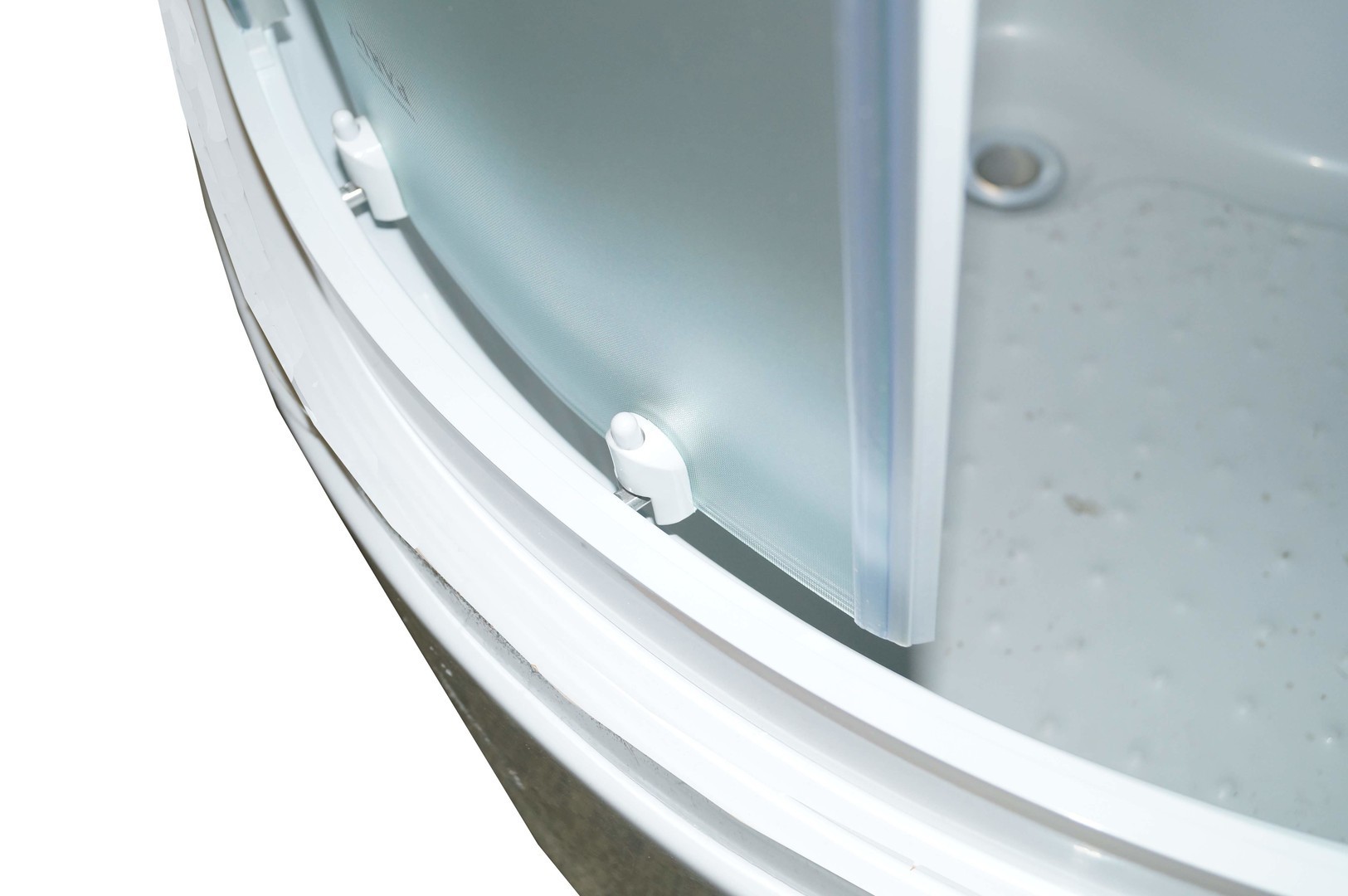 Душевая кабина Parly Bianco EBM921 90x90 жемчужное стекло, белый