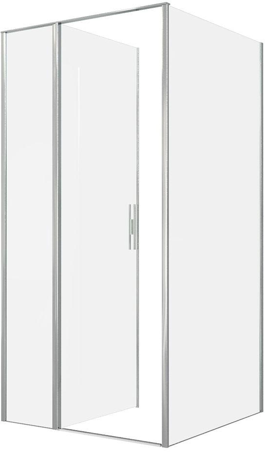Душевой уголок Allen Brau Priority 100x100 3.31028.00 + 3.31046.00, прозрачный, хром