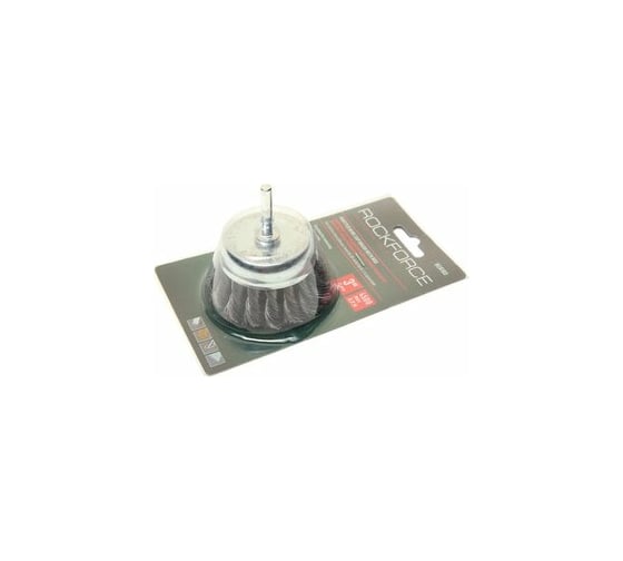 Кордщетка чашеобразная стальная витая 75 мм, в блистере Rockforce RF-BCR103(29065)
