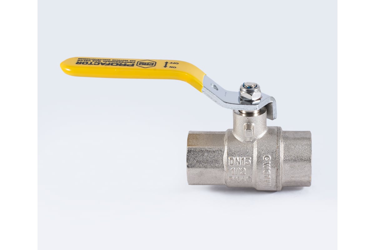 Шаровой кран для газа PROFACTOR PF GAS ручка рычаг, в/в 1/2 дюйма PF GBV 339