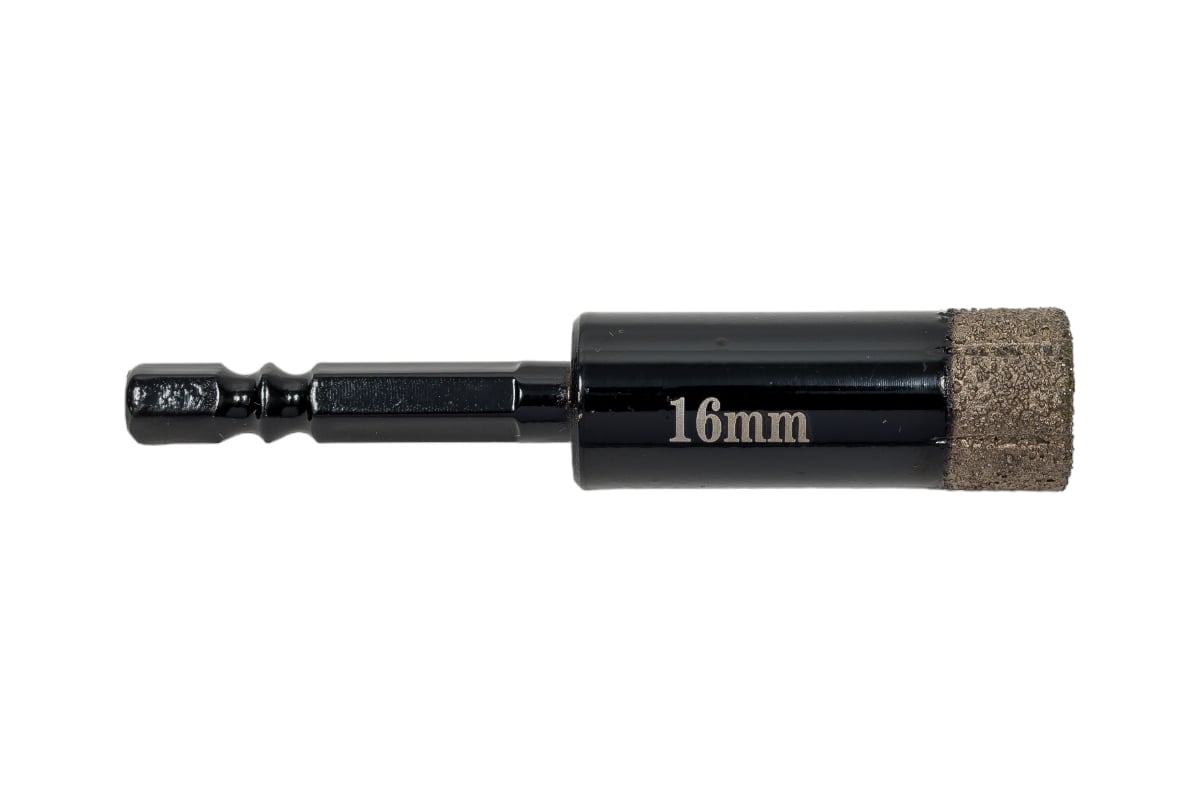 Коронка алмазная по керамограниту 16 мм PROFI 1/4 Skrab 31116