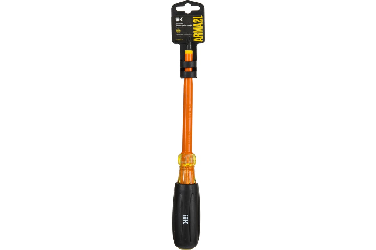 Отвертка IEK Arma2l 5 диэлектрическая ph3x150 т3 A2L5-SC30-T3-PH-30-150