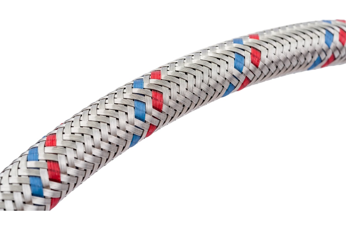 Гибкая подводка для воды (80 см; 1/2"; гайка-штуцер) Valtec VTf.002.IS.0404080