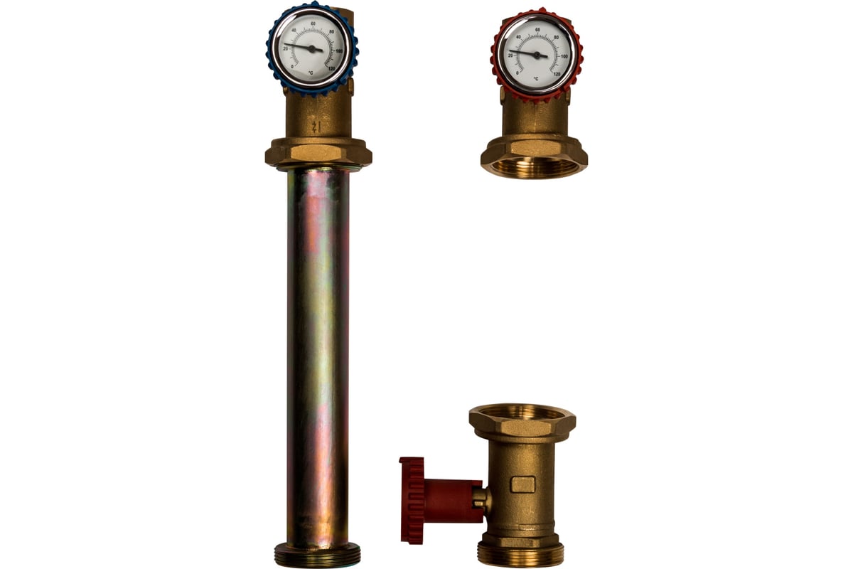 Насосная группа с прямым контуром (1 1/4", без насоса в теплоизоляции, DN 32) STOUT SDG-0001-003201
