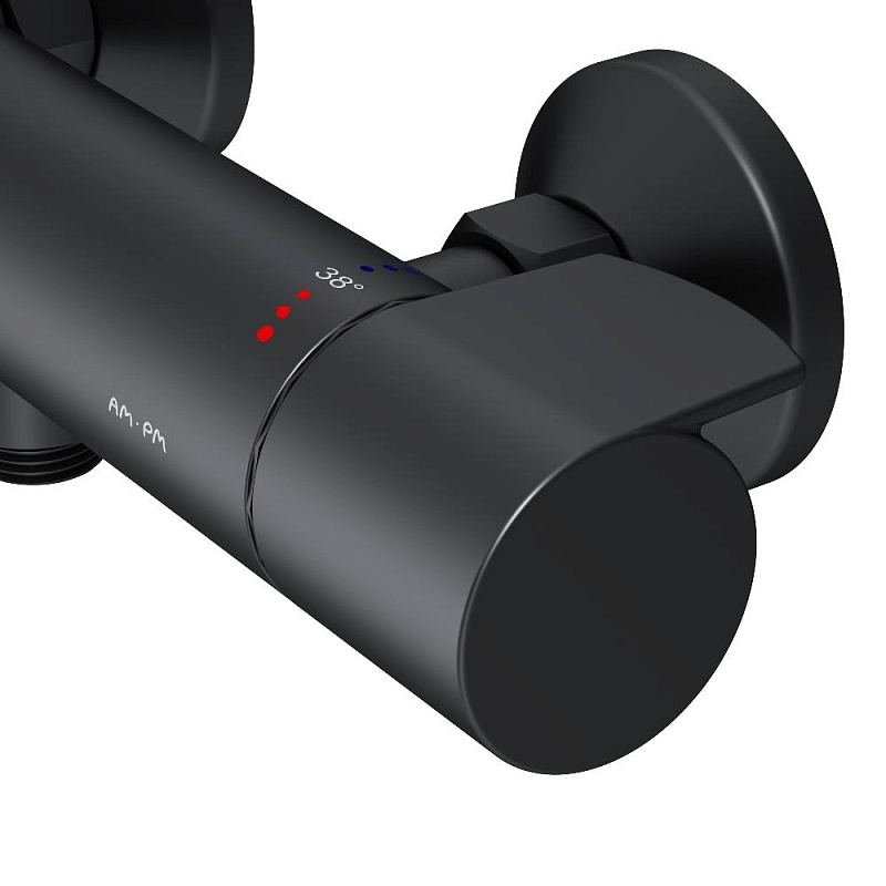 Смеситель для душа Am.Pm X-Joy F85A40022 с термостатом, черный