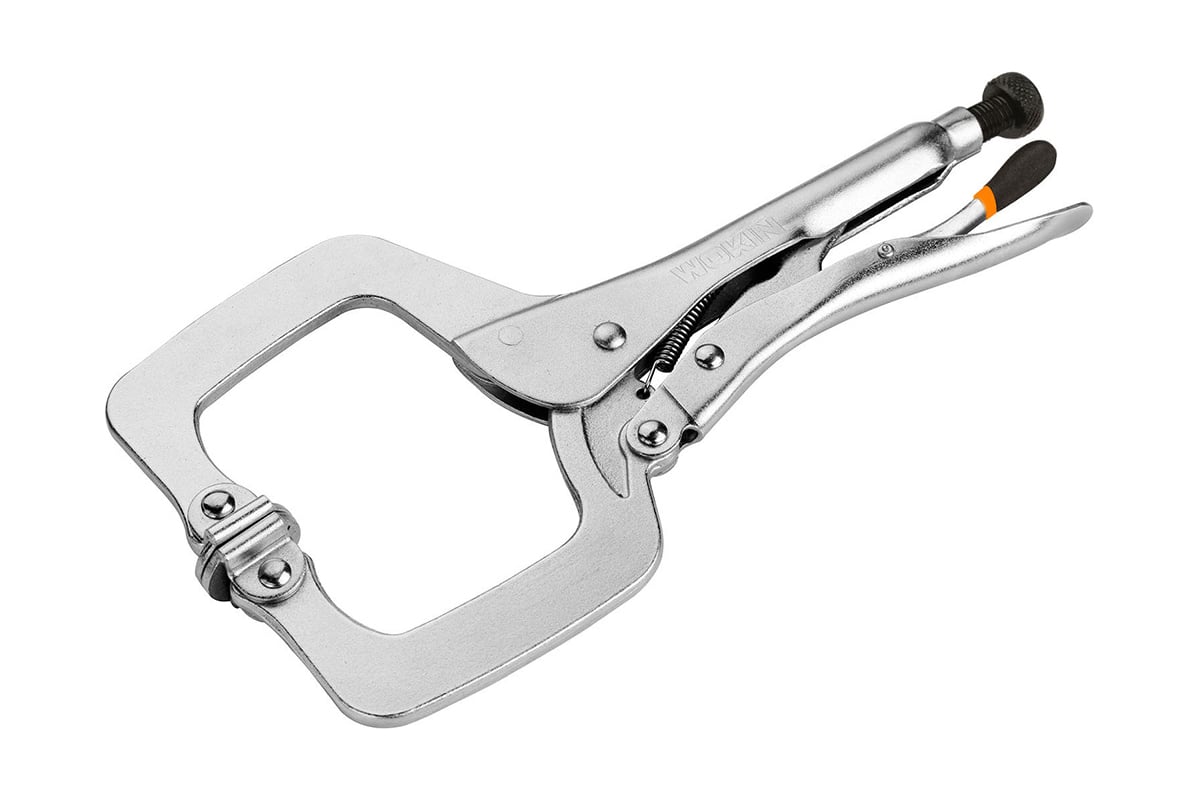 Ручной зажим с фиксатором Wokin CRV, 280 мм 1352509