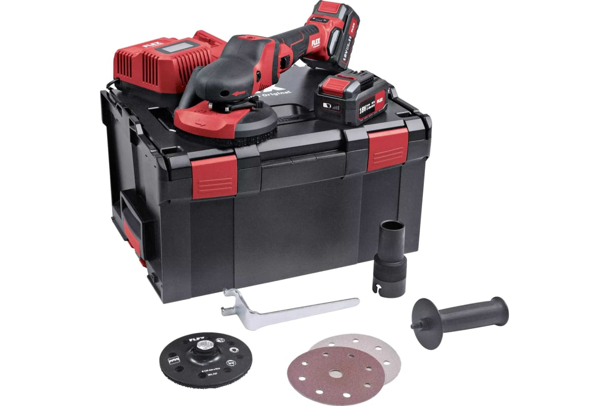 Аккумуляторный инструмент Flex SUPRA SE 125 18.0-EC/5.0 Set 504157