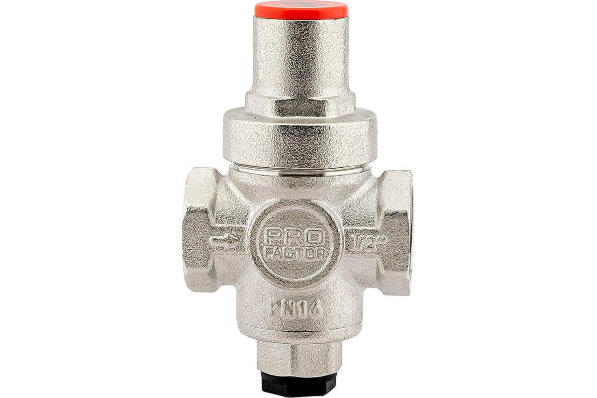 Редуктор давления PROFACTOR поршневой, c коннектором манометра 1/2" PF PRV 251.15