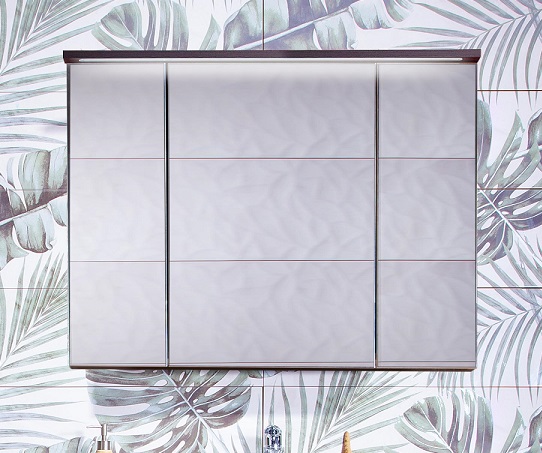 Зеркальный шкаф Бриклаер Кристалл 95 см