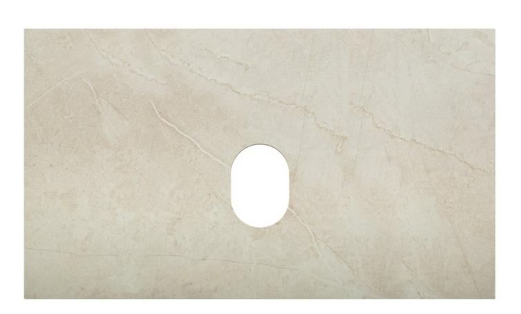 Столешница BelBagno 90 см KEP-90-MCO-W0 без отверстия под смеситель, Marmo Crema Opaco