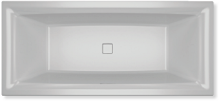 Акриловая ванна Riho Still Square Plug&Play 170x75 см L с монолитной панелью