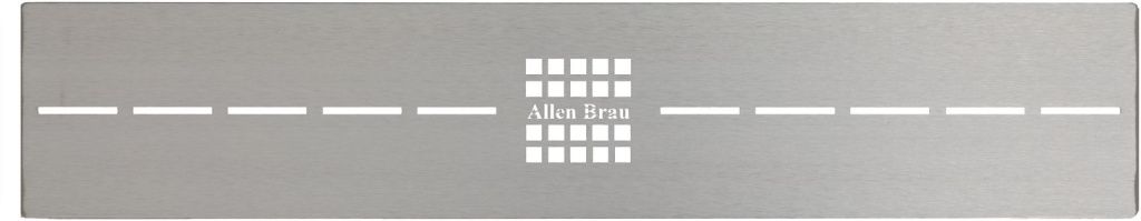 Решетка Allen Brau Infinity 8.210N7-BA для поддона 160x80, серебро браш