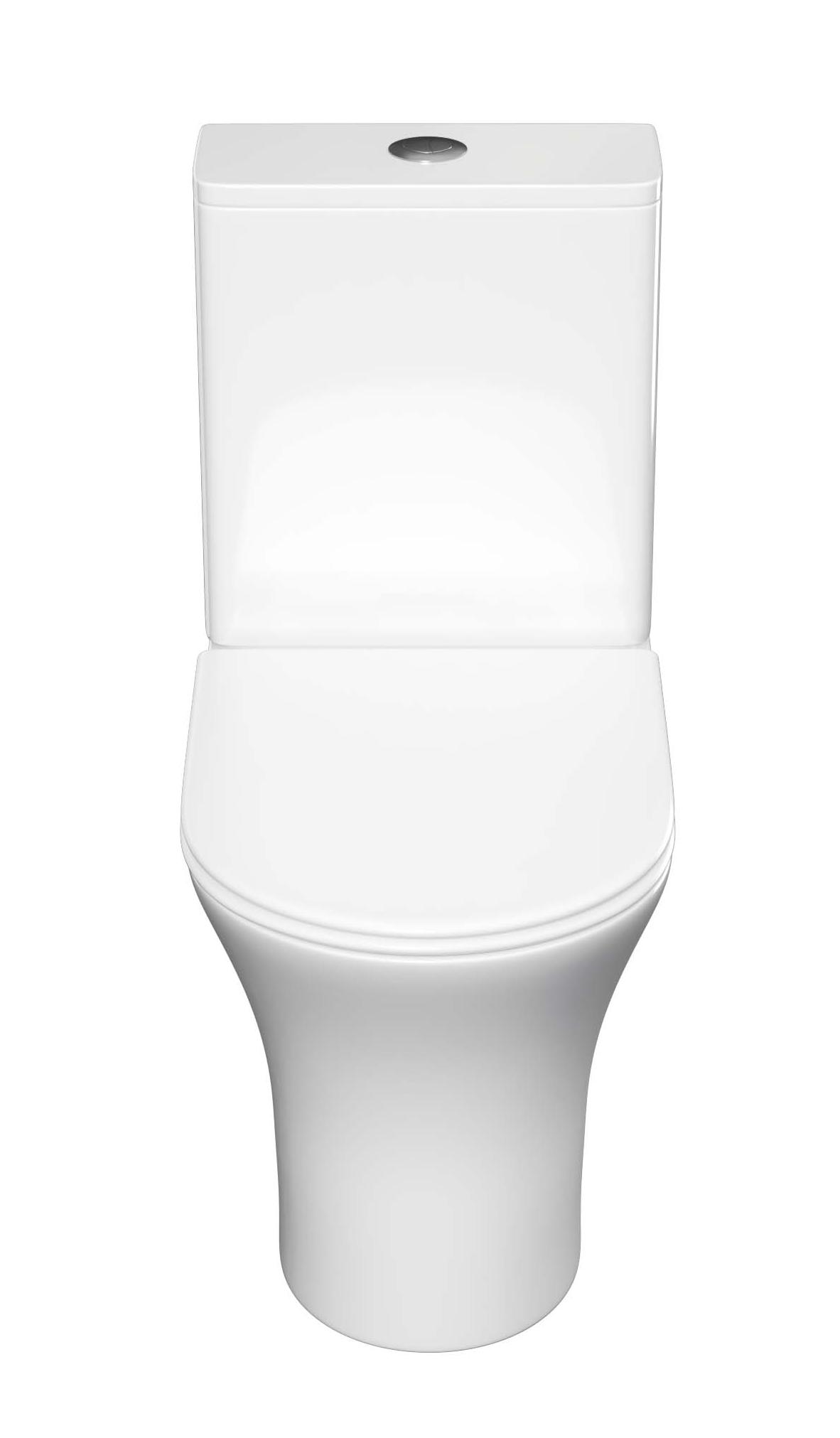 Унитаз-компакт Aquatek Optima AQ4412-00 безободковый, с микролифтом