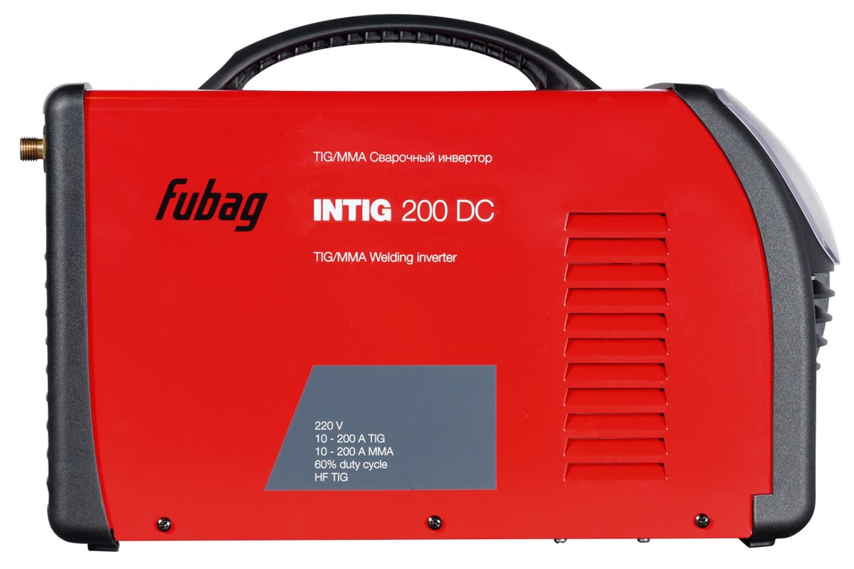 Сварочный инвертор Fubag INTIG 200 DC + горелка FB TIG 26 5P 4m 38459