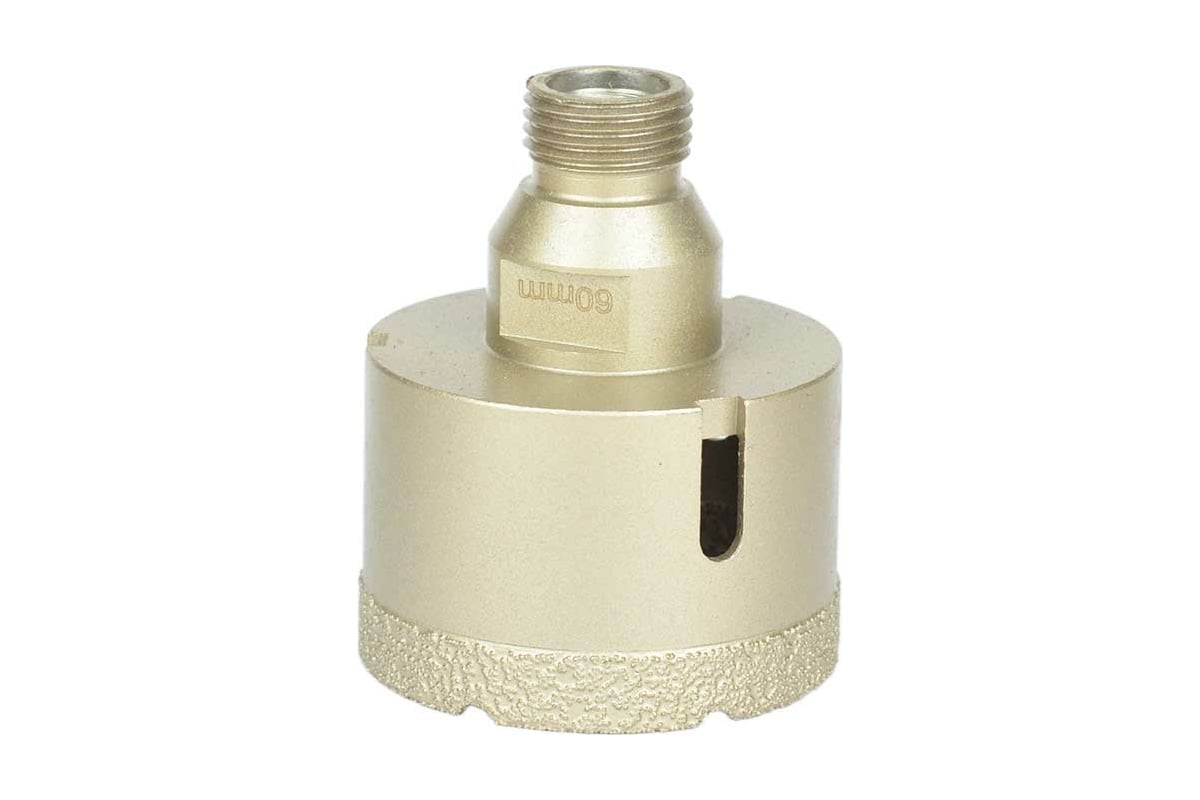 Коронка алмазная, вакуумное спекание (60х40 мм; 1/2"; М14) TECH-NICK TUK 136.600.7026