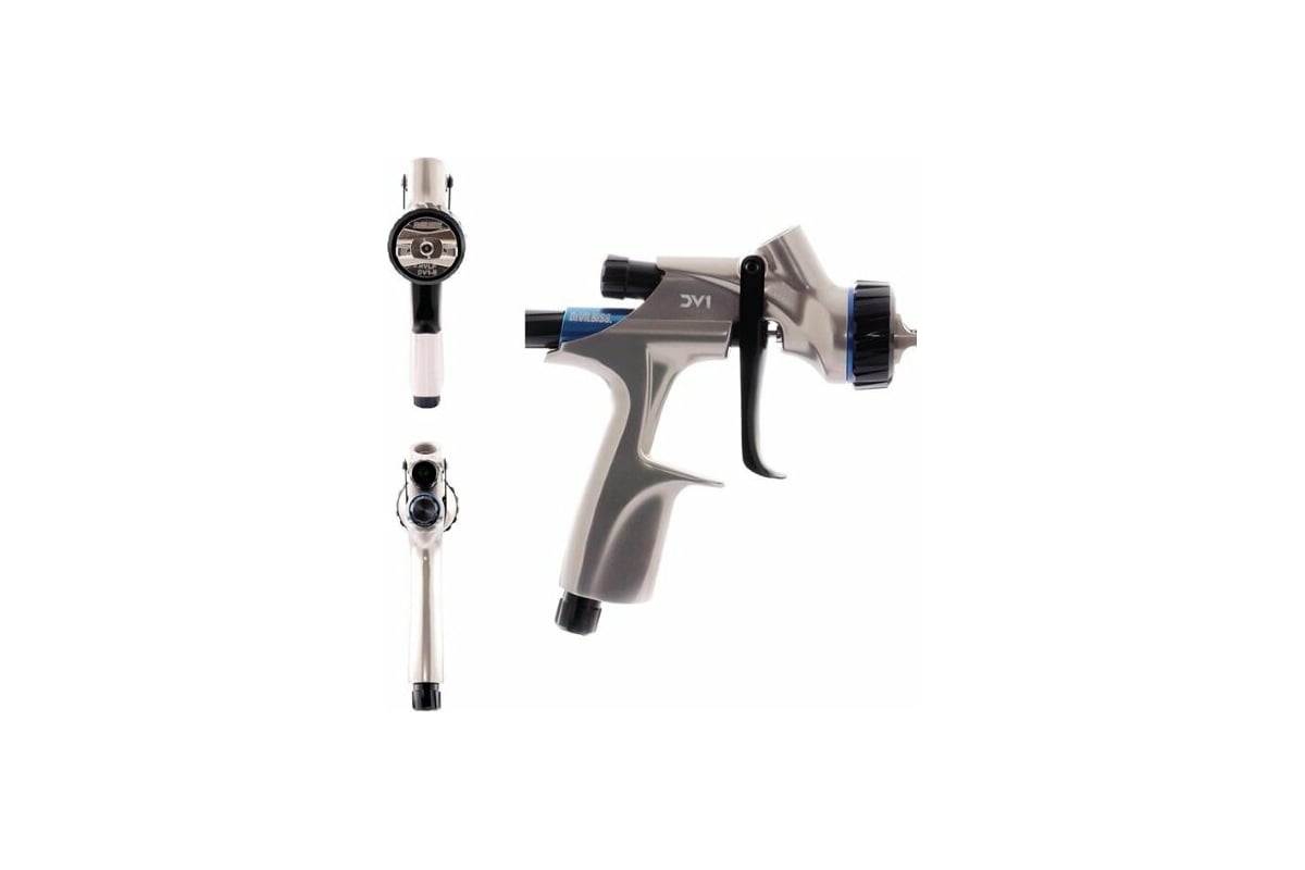 Краскораспылитель Devilbiss DV1 GRAVITY GUN ONLY KIT, гибридная голова, 1.3 мм DV1-U-000-13-B+