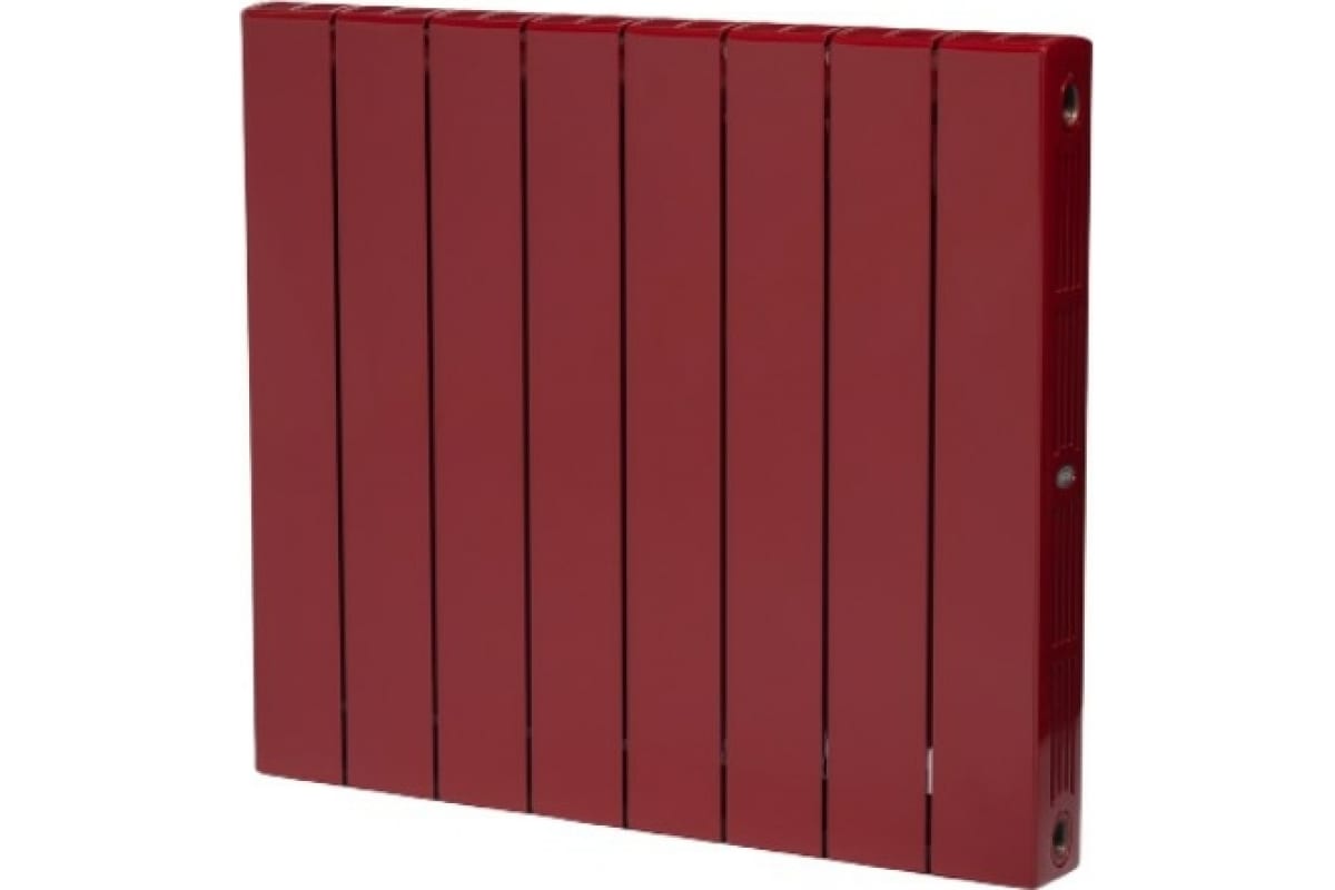 Биметаллический радиатор Rifar 89 SUPReMO 500-12 Ду 3/4 RAL 3011 БОРДО R S500123/43011