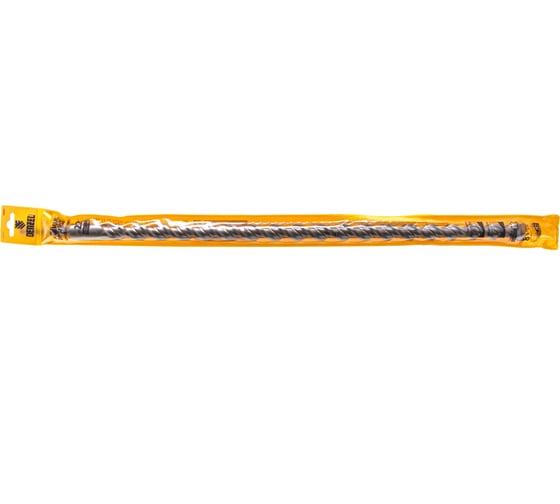 Бур по бетону, двойная спираль, Cobalt W-tip (22x600 мм; SDS PLUS) Denzel 705055