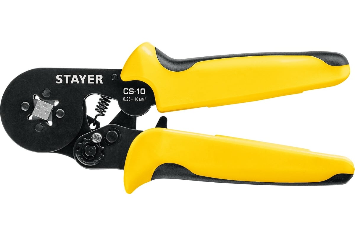 Мультидиапазонные пресс-клещи Stayer CS-10 0.25 - 10 мм2 44447