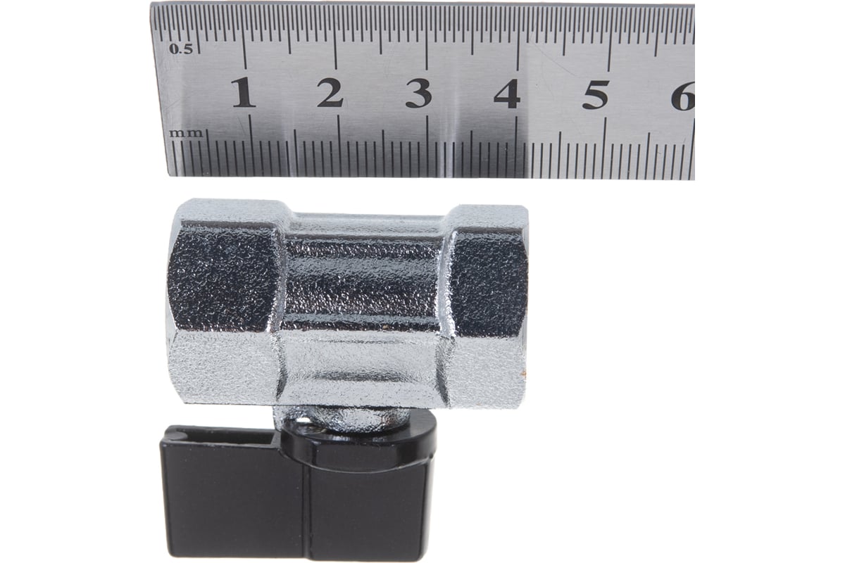 Шаровой кран ELSEN MINI прямой 3/8 3/8 ВВ ручка-бабочка EV92.3838